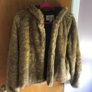 Faux fur jacket